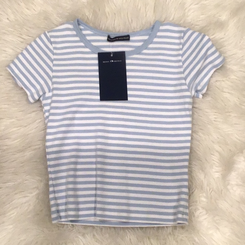 striped top from brandy melville!